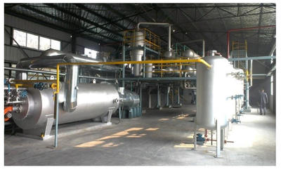 Waste Tires and Plastic Pyrolysis Plant
