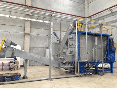 Non-Pressurized Continuous Type Rubber Devulcanizer